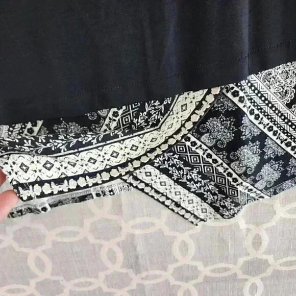 J. Jill Wearever Black Wrap back‎ Long Sleeve Blouse S/P - Picture 6 of 10